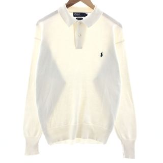 ラルフローレン(Ralph Lauren)の古着 ラルフローレン Ralph Lauren POLO by Ralph Lauren ポロニットセーター メンズL /eaa390633(ニット/セーター)