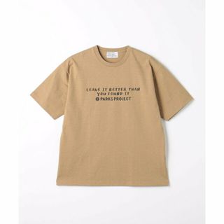 ユナイテッドアローズグリーンレーベルリラクシング(UNITED ARROWS green label relaxing)の【BEIGE】【別注】<PARKS PROJECT>GLR LEAVE IT プリント Tシャツ(Tシャツ/カットソー(半袖/袖なし))