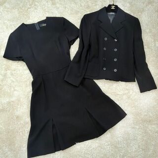 トウキョウソワール(TOKYO SOIR)の東京ソワール フォーマルスーツ 礼服 セットアップ ワンピース ジャケット 黒(礼服/喪服)