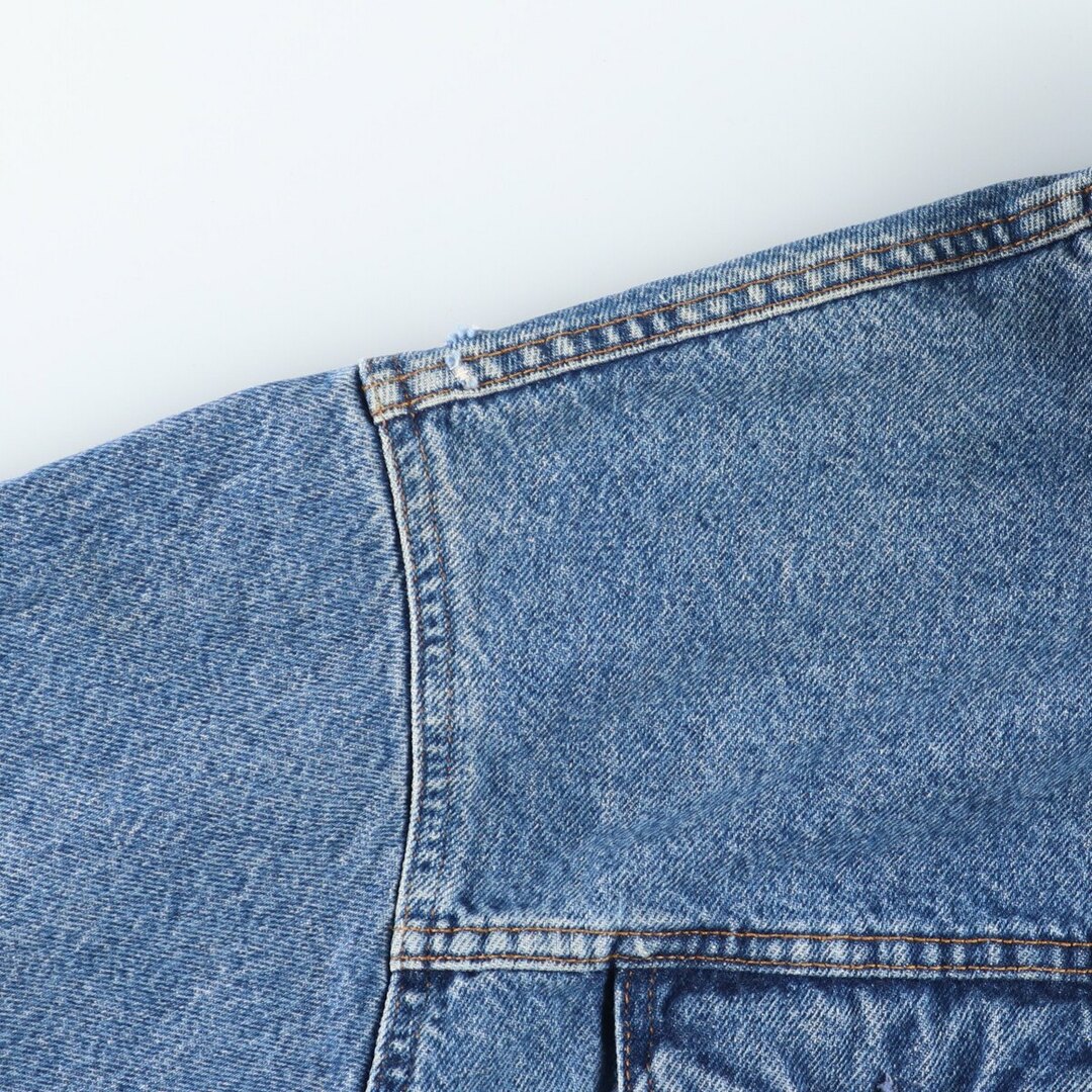 GAP(ギャップ)の古着 90年代 ギャップ GAP DENIM オールドギャップ デニムジャケット Gジャン USA製 メンズM ヴィンテージ /eaa422902 メンズのジャケット/アウター(Gジャン/デニムジャケット)の商品写真