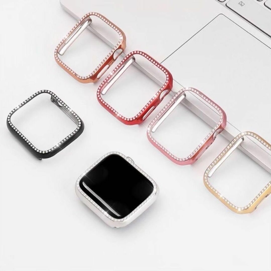 Apple Watch(アップルウォッチ)の44㎜　キラキラ　アップルウォッチ　AppleWatch カバー ケース　新品 スマホ/家電/カメラのスマホアクセサリー(モバイルケース/カバー)の商品写真