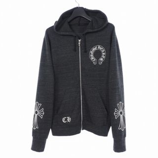 クロムハーツ(Chrome Hearts)のクロムハーツ クロス ダガージップ フルジップ パーカー S ダークグレー(パーカー)