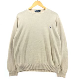 ラルフローレン(Ralph Lauren)の古着 90年代 ラルフローレン Ralph Lauren POLO by Ralph Lauren コットンニットセーター メンズL ヴィンテージ /eaa399213(ニット/セーター)