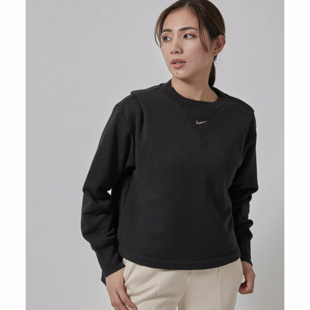 NIKE(ナイキ)の【ブラック（01）】【NIKE】NSW MDRN FT OS CR フリース L/S トップ ウィメンズ レディースのトップス(トレーナー/スウェット)の商品写真