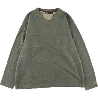 パタゴニア(patagonia)の古着 00年代 パタゴニア Patagonia 51151FA02 Vネック ニットセーター USA製 メンズXL /eaa424122(ニット/セーター)