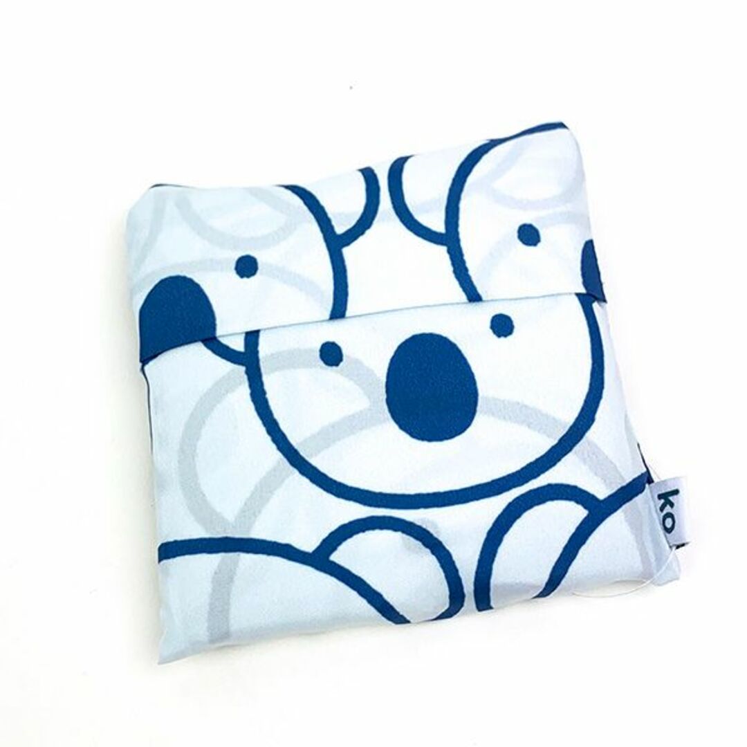 miffy(ミッフィー)のミッフィー コーがいっぱい エコバッグ かばん お買い物 マルシェバッグ ブルー レディースのバッグ(エコバッグ)の商品写真