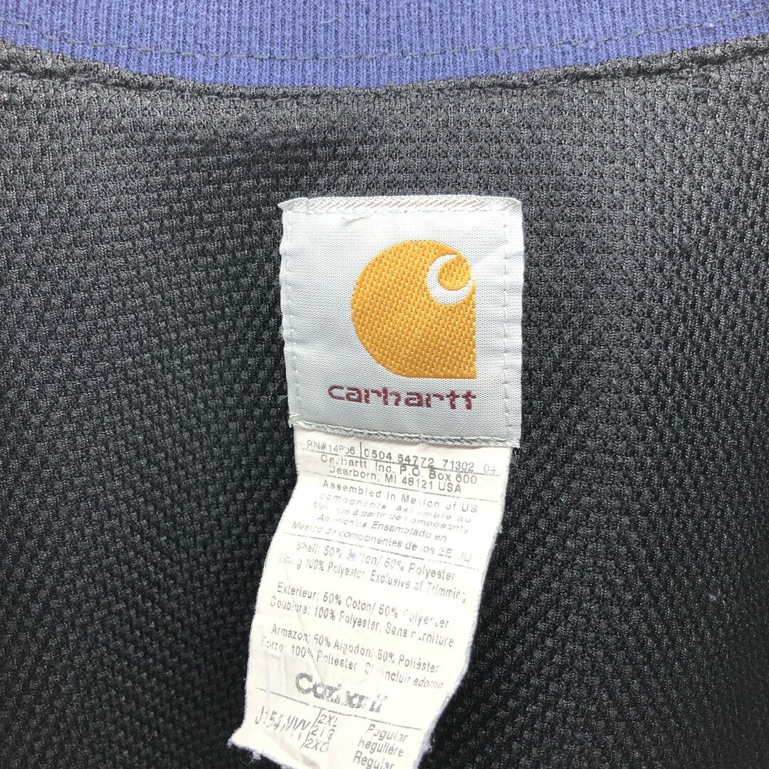 carhartt(カーハート)の古着 ビッグサイズ カーハート Carhartt サーマルライナー ポケット付き ワンポイントロゴスウェットシャツ トレーナー メンズXXXL /eaa422275 メンズのトップス(スウェット)の商品写真