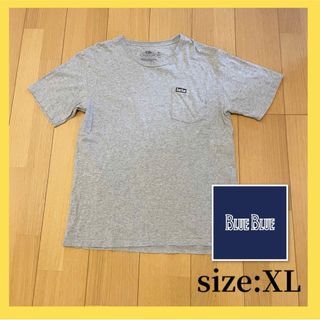 ブルーブルー(BLUE BLUE)の【Blue Blue】Tシャツ グレー(Tシャツ/カットソー(半袖/袖なし))