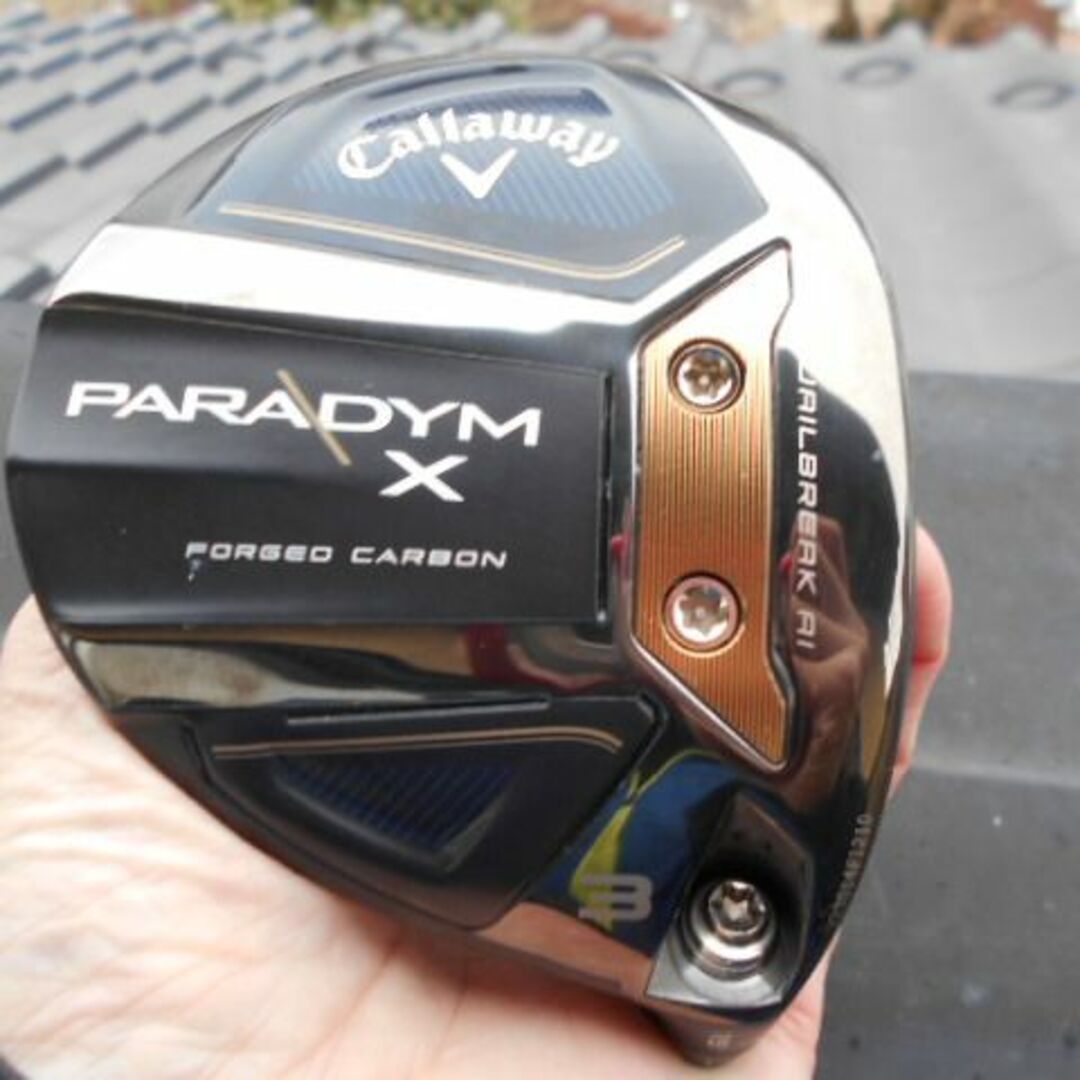 Callaway Golf(キャロウェイゴルフ)のパラダイム Ｘ　 PARADYM Ｘ ３Ｗ　１５度　 ヘッド のみ スポーツ/アウトドアのゴルフ(クラブ)の商品写真