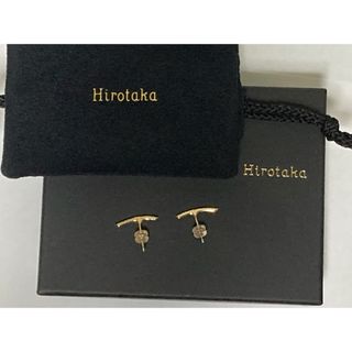 ESTNATION - 美品　hirotaka ヒロタカ　ゴサマー　ショートバー ダイヤモンド ピアス