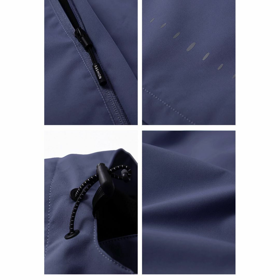 アウトドア ジャケット マウンテンパーカー 撥水 防風 保温 グレー メンズのジャケット/アウター(マウンテンパーカー)の商品写真