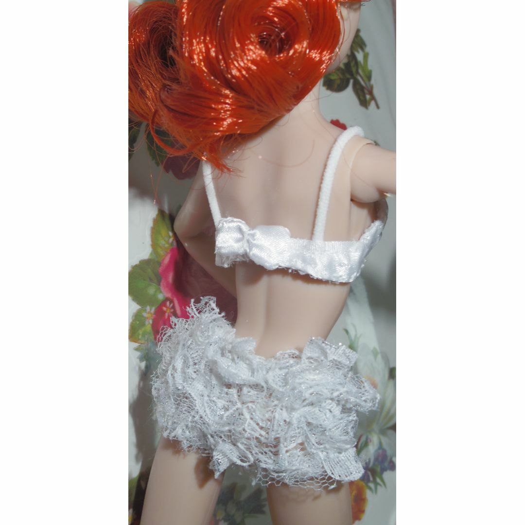 Poppy Parker オートクチュール👙白のランジェリー ハンドメイドのぬいぐるみ/人形(その他)の商品写真