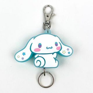 サンリオ(サンリオ)のサンリオ シナモロール ゆめふわラバーキーホルダー ブルー Sanrio(キーホルダー)