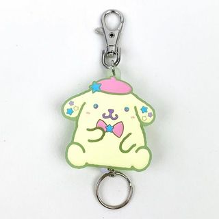 サンリオ(サンリオ)のサンリオ ポムポムプリン ゆめふわラバーキーホルダー イエロー Sanrio(キーホルダー)