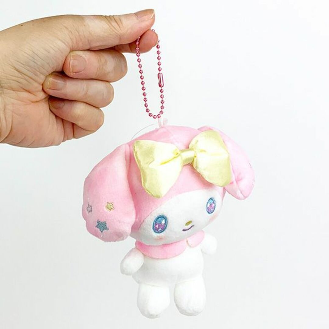 サンリオ(サンリオ)のサンリオ マイメロディ ゆめふわぬいぐるみボールチェーンマスッコット ピンク Sanrio キッズ/ベビー/マタニティのおもちゃ(ぬいぐるみ/人形)の商品写真