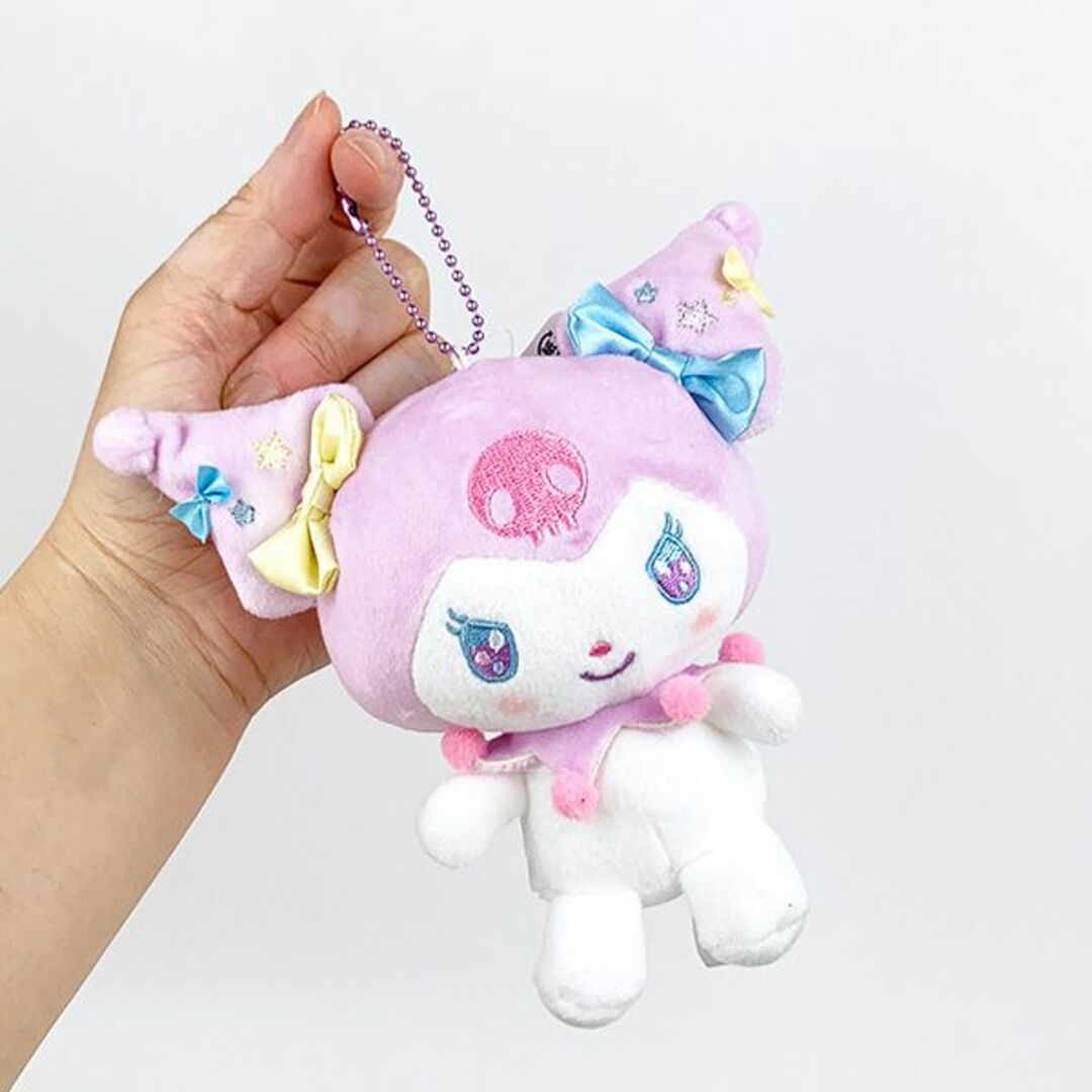 サンリオ(サンリオ)のサンリオ クロミ ゆめふわぬいぐるみボールチェーンマスッコット パープル Sanrio キッズ/ベビー/マタニティのおもちゃ(ぬいぐるみ/人形)の商品写真