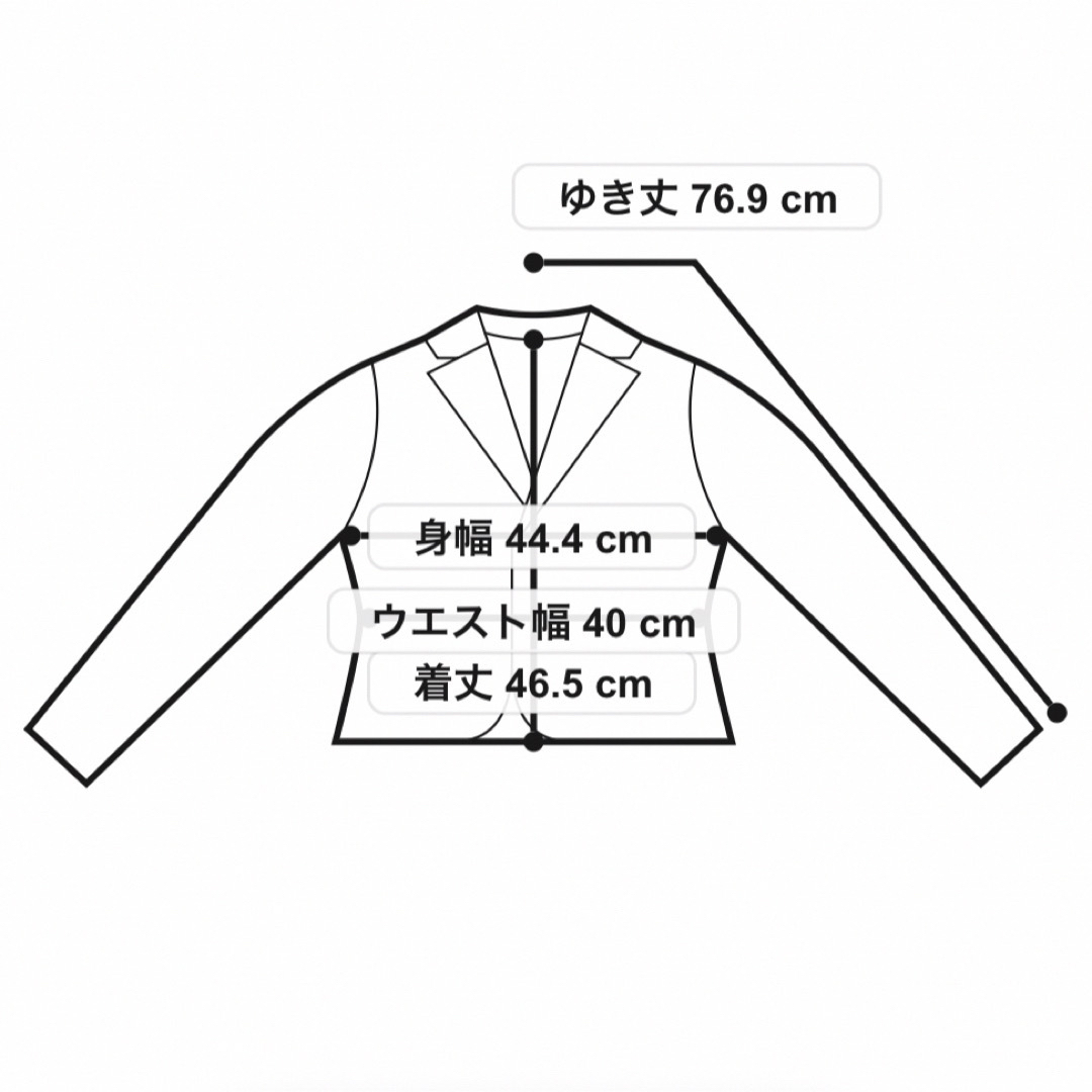 GRACE CONTINENTAL(グレースコンチネンタル)のライダースレザージャケット/グレース コンチネンタル/ダイアグラム レディースのジャケット/アウター(ライダースジャケット)の商品写真