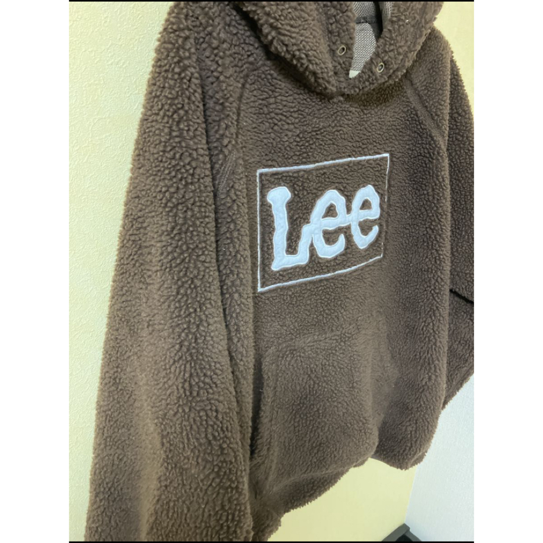 Lee(リー)のLee モコモコパーカー　Mサイズ　上着　パーカー　茶色　リー レディースのトップス(パーカー)の商品写真