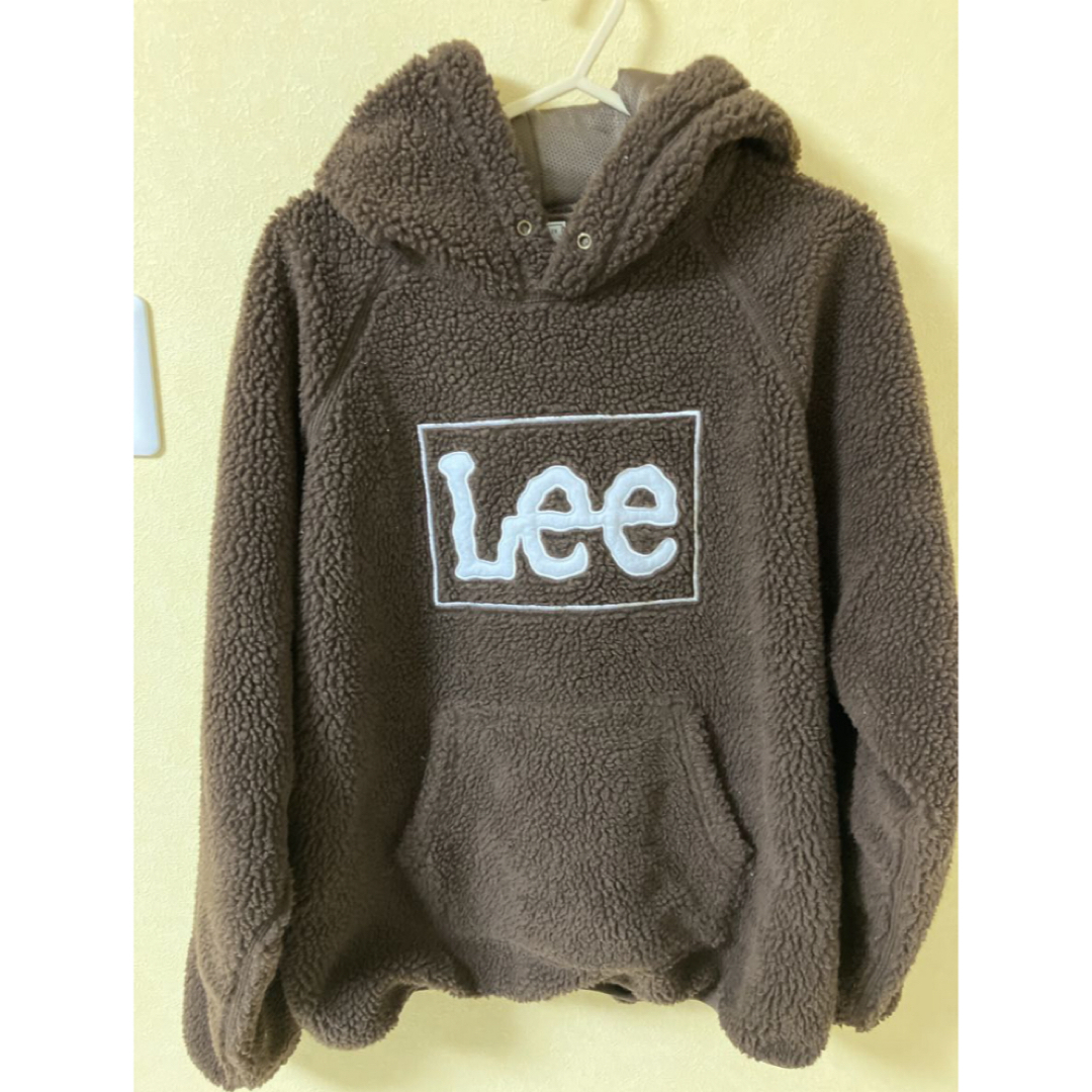 Lee(リー)のLee モコモコパーカー　Mサイズ　上着　パーカー　茶色　リー レディースのトップス(パーカー)の商品写真