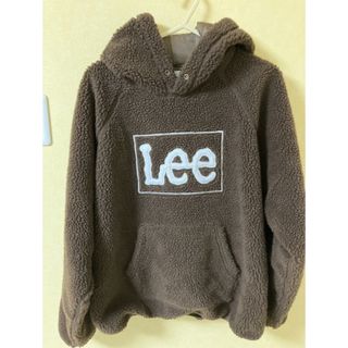 リー(Lee)のLee モコモコパーカー　Mサイズ　上着　パーカー　茶色　リー(パーカー)