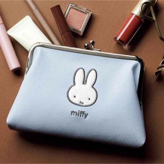 ミッフィー(miffy)のスプリング 12月号 付録  ミッフィー  レザー調がま口ポーチ(ポーチ)