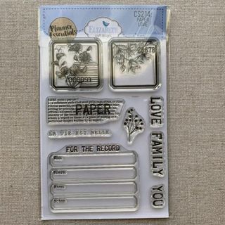 【新品】エリザベスクラフト クリアスタンプ (Paper Love)(各種パーツ)