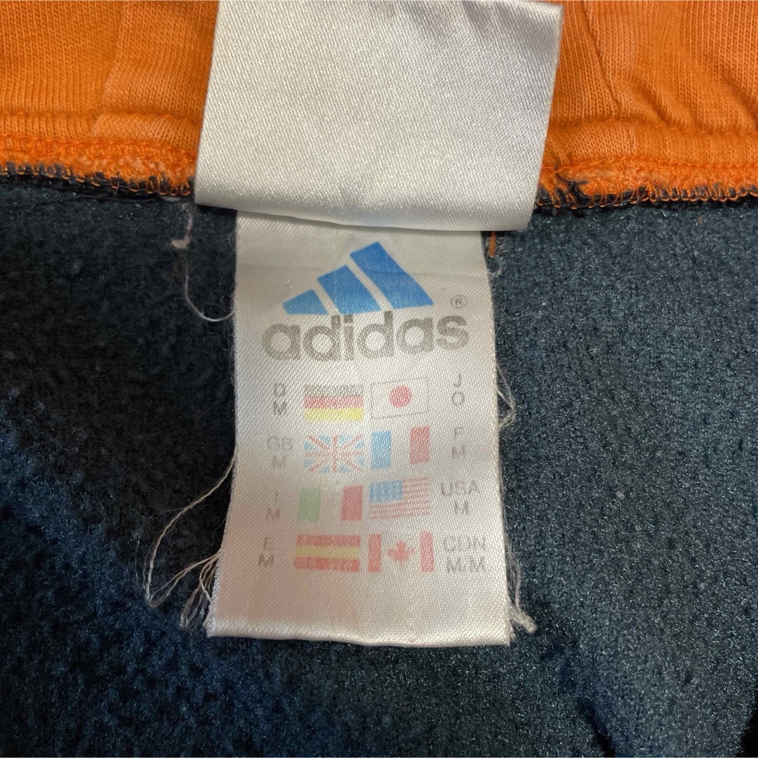 adidas(アディダス)の90's adidas 万国旗タグ アノラック パーカー ハーフジップ ジャージ メンズのトップス(パーカー)の商品写真