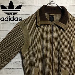 オリジナルス(Originals（adidas）)の希少デザイン⭐️90s adidas トラックジャケット L ブラウン×ベージュ(ジャージ)