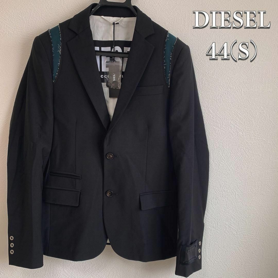 DIESEL(ディーゼル)のDIESELウール混 ストレッチ シングルブレスト テーラードジャケット 44 メンズのジャケット/アウター(テーラードジャケット)の商品写真