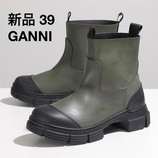 TOMORROWLAND - 新品 GANNI ガニー ラバー レインブーツ  チェルシー ショート ブーツ