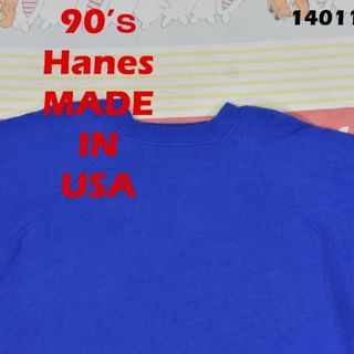 ヘインズ(Hanes)のヘインズ 90’ｓ スウェット 14011c USA製 ビンテージ 80 00(スウェット)