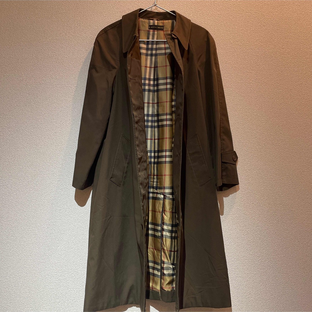 トレンチコート ブラウン バーバリーチェック レディースのジャケット/アウター(トレンチコート)の商品写真