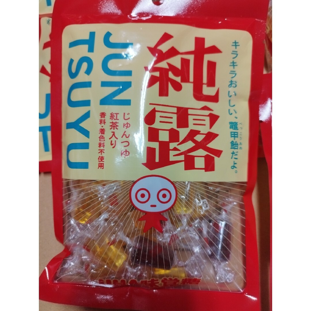 UHA味覚糖(ユーハミカクトウ)のUHA味覚糖　純露　じゅんつゆ紅茶入り　ベッコウ飴 食品/飲料/酒の食品(菓子/デザート)の商品写真