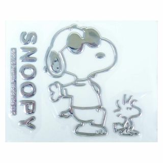 スヌーピー(SNOOPY)のスヌーピー エンブレムステッカー C カー用品(MCD)(車外アクセサリ)