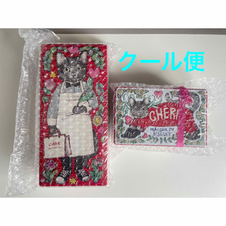 シェリー(CHERIE)のCherie ヒグチユウコ コラボ缶 いちごセット フランボワーズ ショコラ(菓子/デザート)