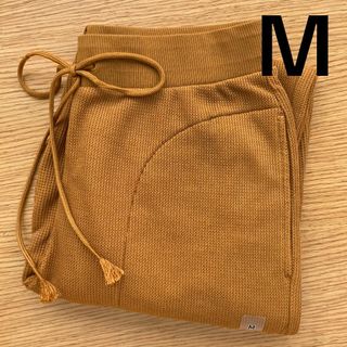 UNIQLO - ヒートテックウールブレンド ワッフルパンツ　M 茶色　ユニクロ　マメ クロゴウチ