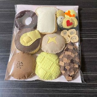 フェルトおままごと　パンセット　ハンドメイド(おもちゃ/雑貨)