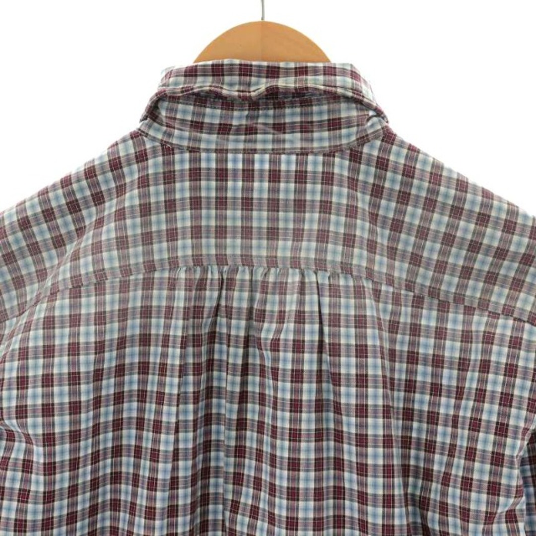DSQUARED2(ディースクエアード)のDSQUARED2 シャツ 長袖 チェック柄 コットン 46 S 赤 水色 メンズのトップス(シャツ)の商品写真