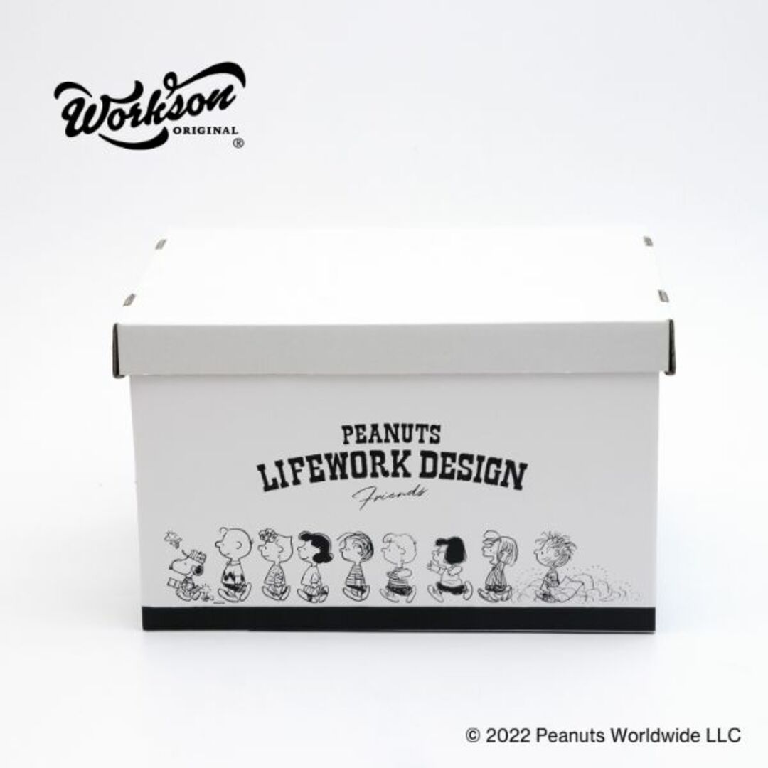 SNOOPY(スヌーピー)のスヌーピー スローイングボックス（ホワイト） 収納BOX PEANUTS WSP インテリア/住まい/日用品のインテリア小物(その他)の商品写真