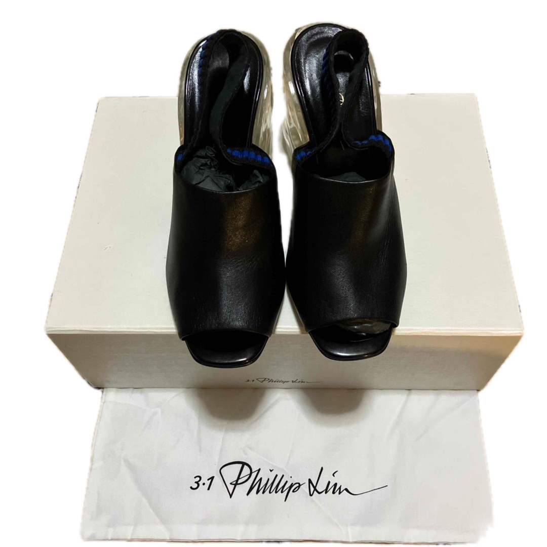 3.1 Phillip Lim(スリーワンフィリップリム)の３.1フィリップリム　アクリルソールスリングバックミュール　新品未使用 レディースの靴/シューズ(ミュール)の商品写真