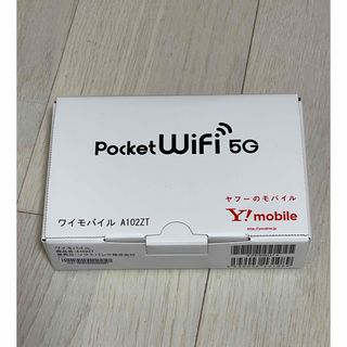 ゼットティーイー(ZTE)のYmobile A102ZT モバイルルーター pocket wifi 5g(PC周辺機器)