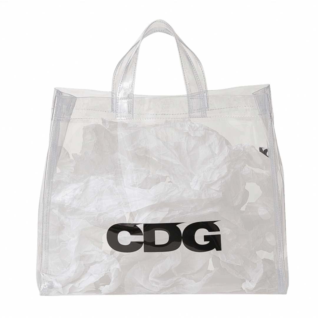 COMME des GARCONS(コムデギャルソン)の希少 コムデギャルソン PVCクリアデザインバッグ シュプリーム サカナクション メンズのバッグ(トートバッグ)の商品写真