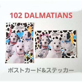 ディズニー(Disney)の102 DALMATIANS ポストカード&ステッカーセット(ノート/メモ帳/ふせん)