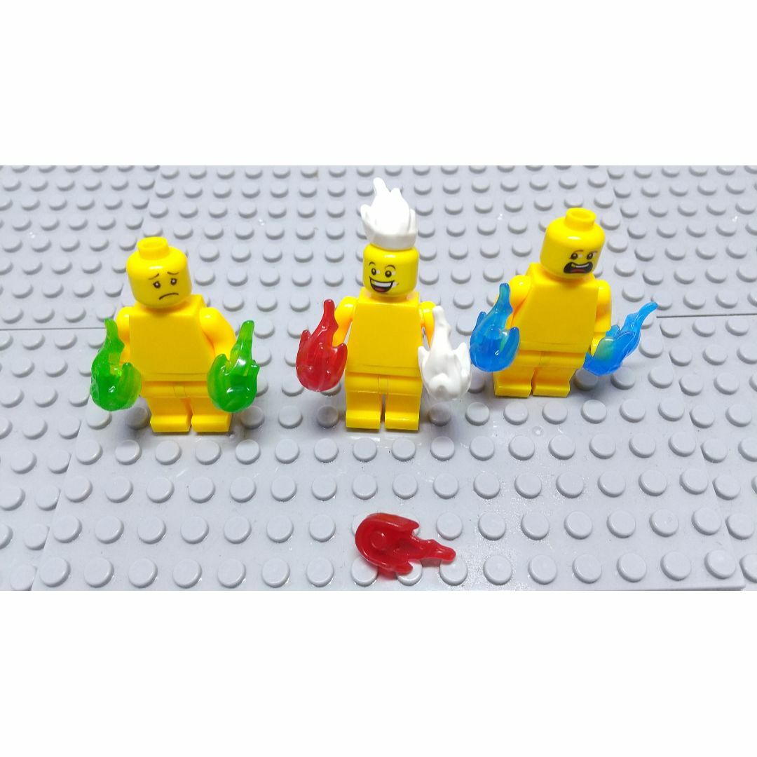 火拳　パワーグローブ　LEGO互換　４色　レゴ武器　氷　炎　インテリア　モンハン エンタメ/ホビーのフィギュア(SF/ファンタジー/ホラー)の商品写真
