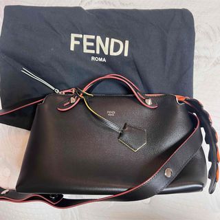 フェンディ(FENDI)のフェンディ✴︎バイザウェイ✴︎クロコ✴︎オレンジ✴︎ブラック(ショルダーバッグ)