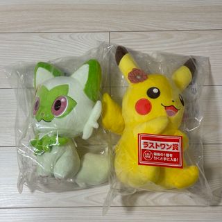 ポケモン(ポケモン)の[未開封] ポケモン　一番くじ　ピカチュウ　ニャオハ　ぬいぐるみ　(ぬいぐるみ)