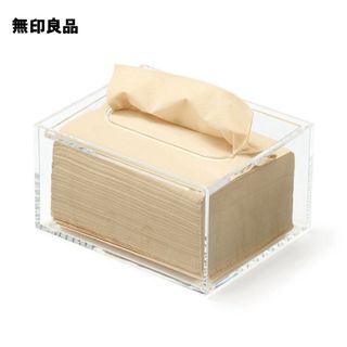 MUJI (無印良品) - 無印良品　アクリルティッシュケース