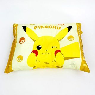 ポケモン(ポケモン)のポケットモンスター ピカチュウ ウインク JRエステル枕　まくら 寝具  キッズ こども イエロー(寝袋/寝具)