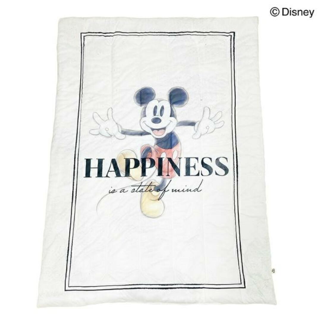 Disney(ディズニー)のディズニー ミッキーマウス 肌掛けふとん 寝具 100周年 ホワイト インテリア/住まい/日用品の寝具(その他)の商品写真