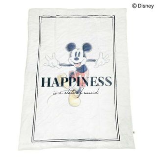 ディズニー(Disney)のディズニー ミッキーマウス 肌掛けふとん 寝具 100周年 ホワイト(その他)